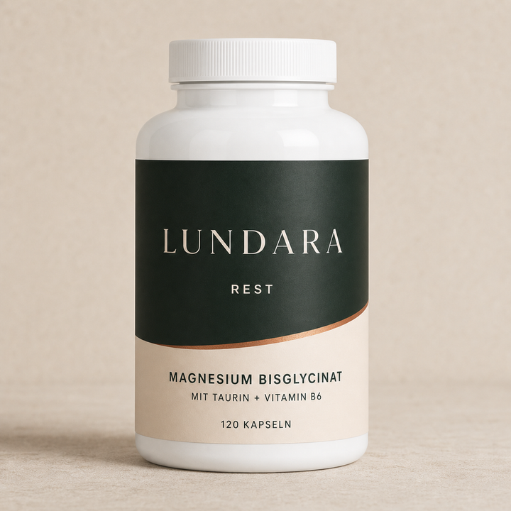 LUNDARA Rest Magnesium Bisglycinat – Premium Packshot